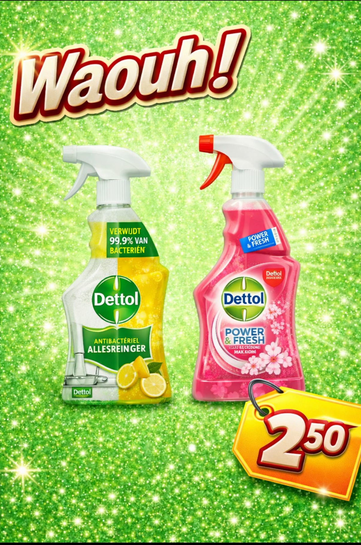 Dettol spray nettoyant multi surface fleur de cerisier