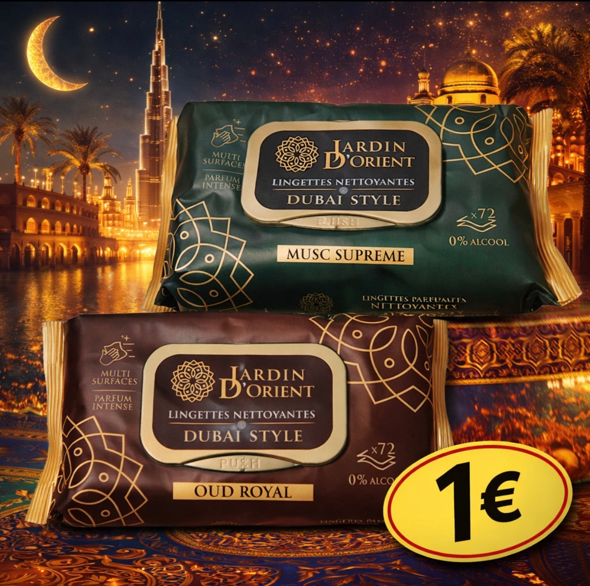 Lingettes nettoyantes Dubaï