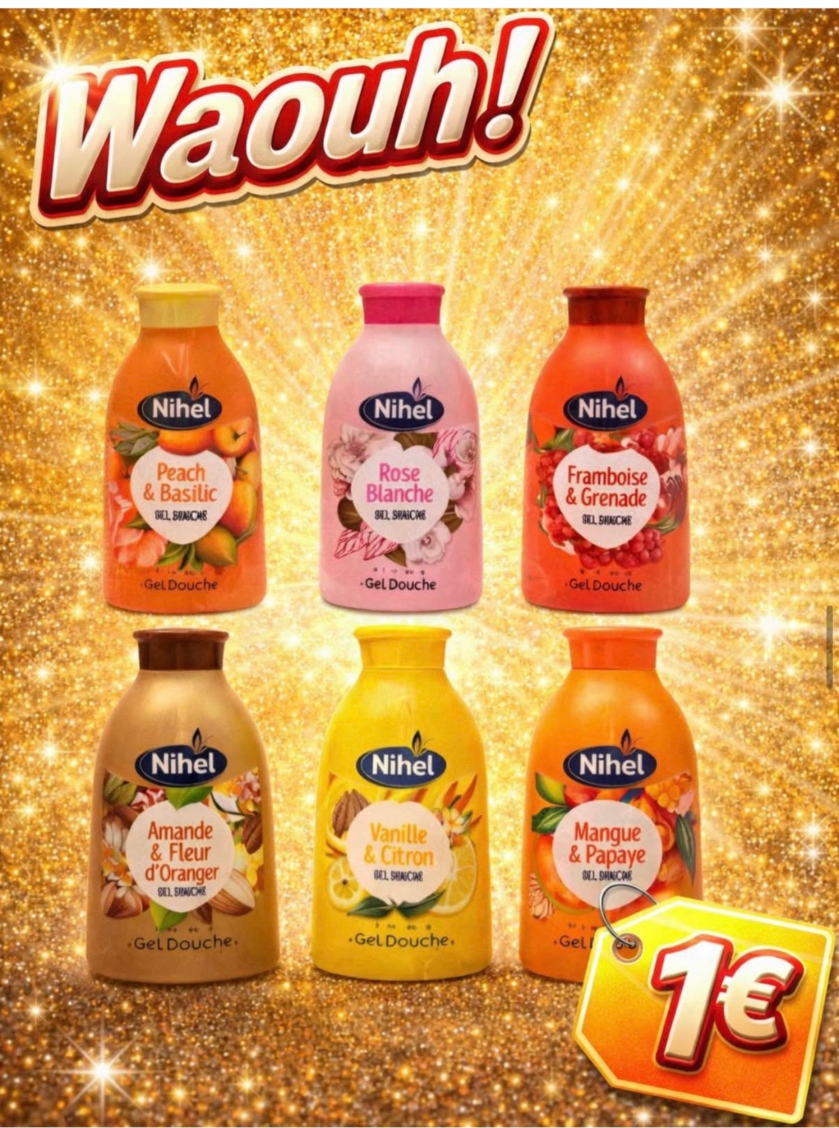 GEL DOUCHE 500ML NIHEL