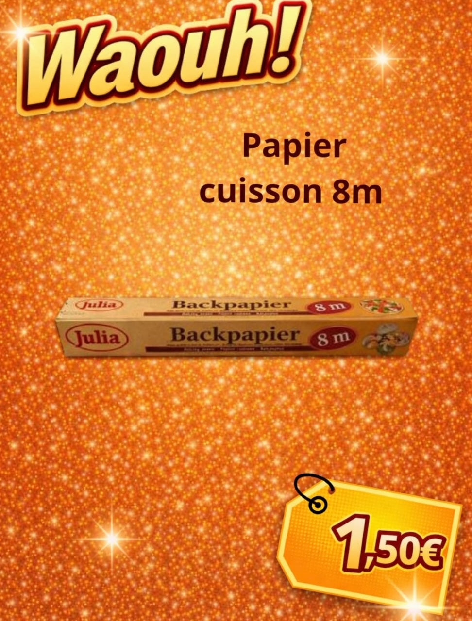 PAPIER CUISSON 8M